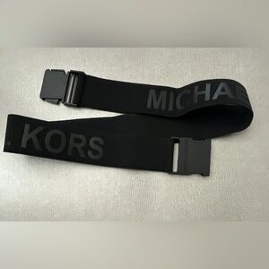 Michael Kors Black Belt buckle and stretch